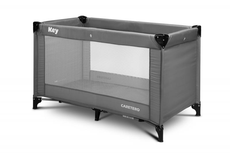 Caretero utazóágy fix Key grafit TERO-370