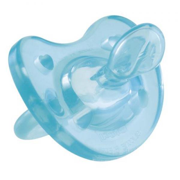 Chicco 27112 játszócumi 0m+ szilikon blue Physio Soft