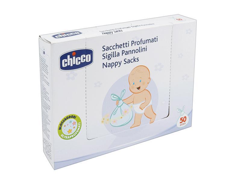 Chicco 390007 pelenkatároló zacskó illatos 50db-os