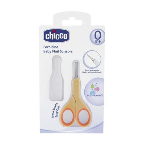 Chicco 59120 olló sárga hajlított véggel