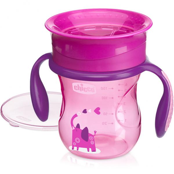 Chicco 695110 itatópohár lány 12m+ 360 Perfect