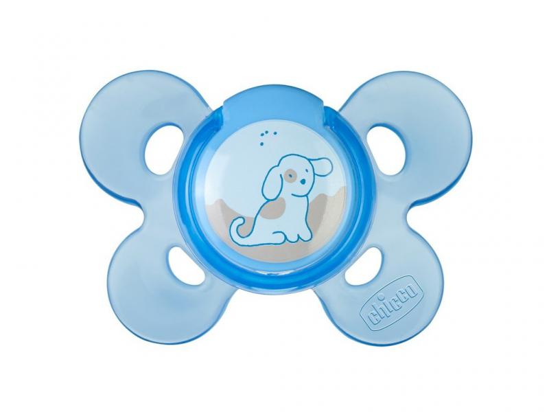 Chicco 7491121 játszócumi 0-6 szilikon Kék Physio Comfort