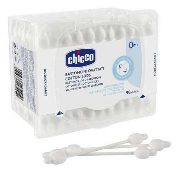Chicco 10441 biztonsági fültisztító pamut 90db