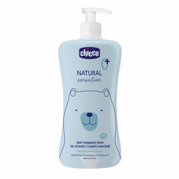 Chicco 11517 sampon és fürdető 500ml könnymentes Nat. Sens.