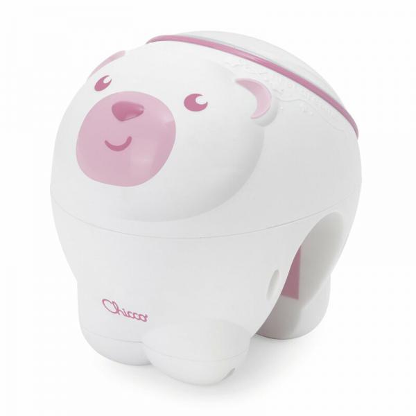 Chicco 115581 Jegesmedve pink zenélő projektor