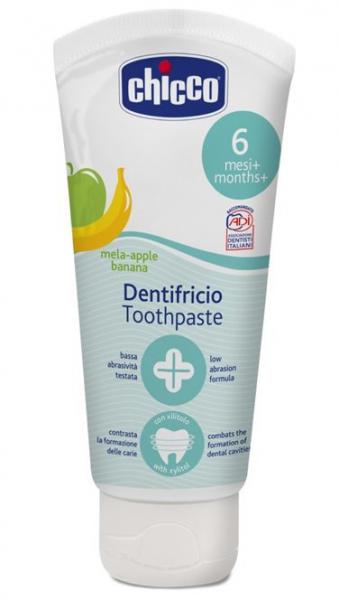 Chicco 23201 fogkrém almás-banános 6+