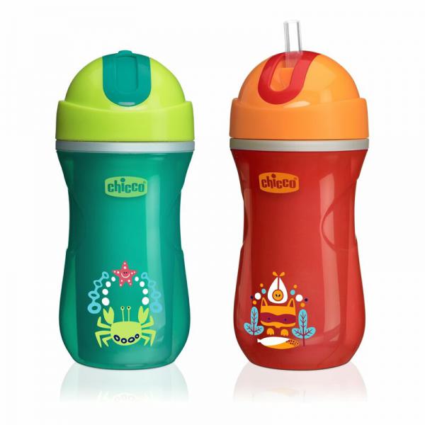 Chicco 69913 Sport szívószálas itatópohár 14m+ neut