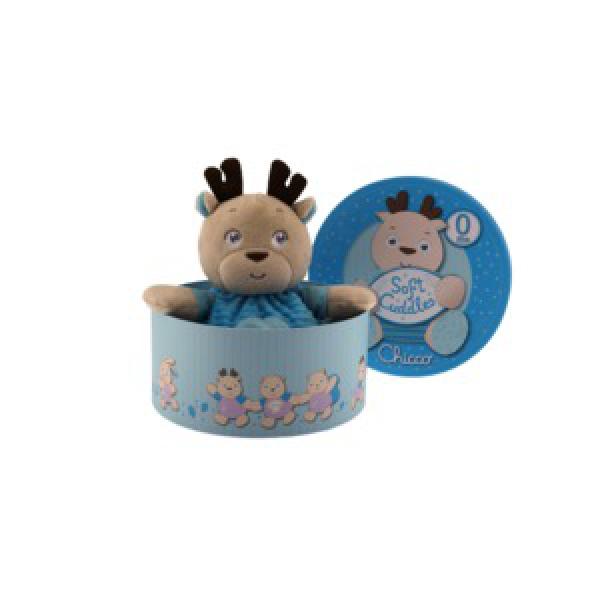 Chicco 74952 BLUE puha szarvas díszdobozos 0m+