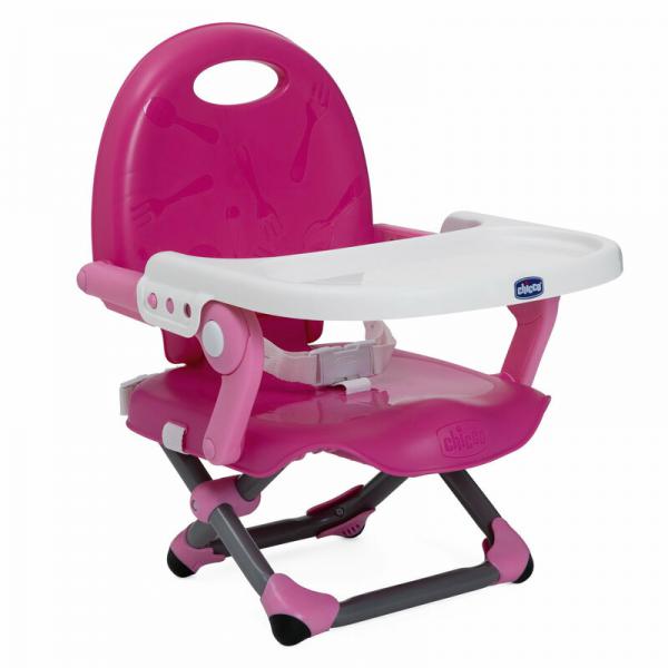 Chicco Pocket Snack Pink etetőszék székre