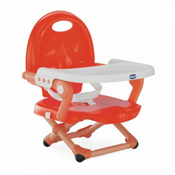 Chicco Pocket Snack Poppy Red etetőszék székre