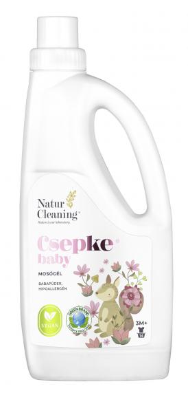 Csepke Baby mosógél púder illattal 3+hó 1l