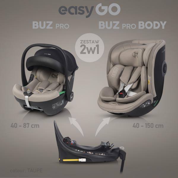 Easygo Buz pro 2:1 taupe autósülés
