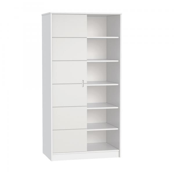 Faktum Alda JF 2osztású állószekrény 91*57*182cm (JÉGFEHÉR)
