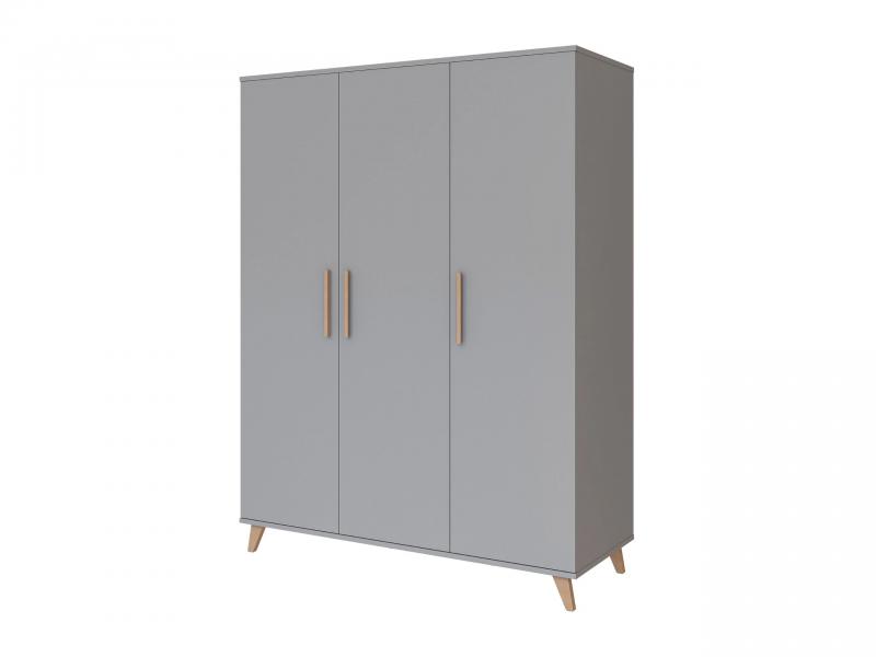 Faktum Flip Grey 3 osztású szekrény
