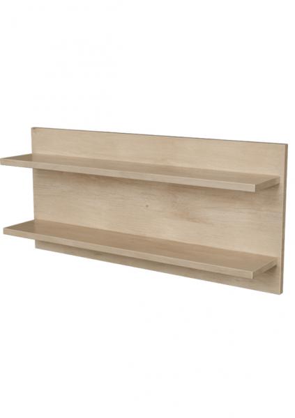 Faktum Peak NW falipolc 80*16*37cm (Natural Oak & White)