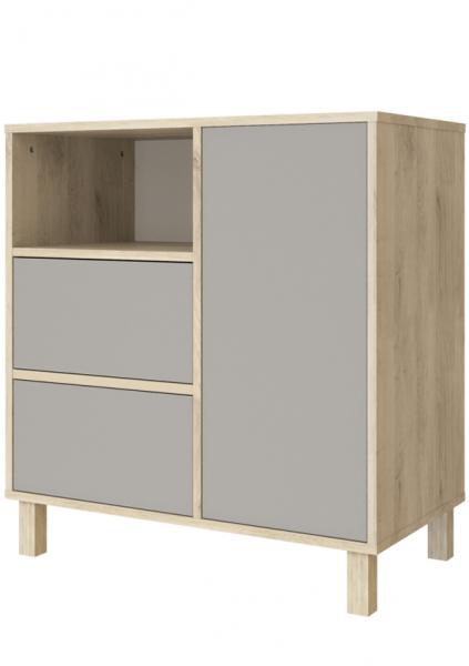 Faktum Wing GG komód (Grey Oak&Grey) 86*48*92cm