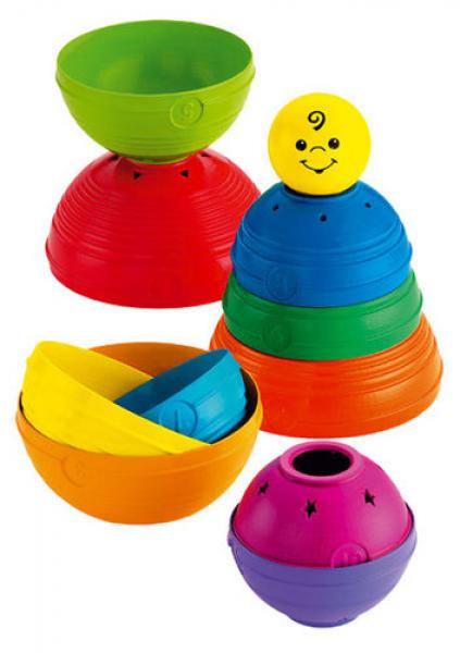 Fisher-Price W4472 színes csészepiramis