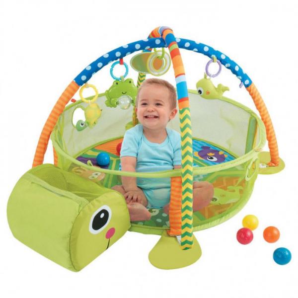 Konig Kids 63545 teknős játszószőnyeg labdákkal