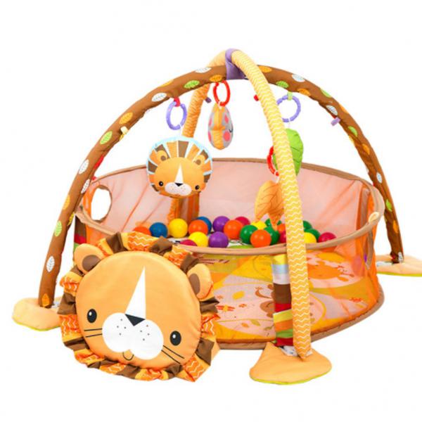Konig Kids 63571 oroszlános játszószőnyeg labdákkal