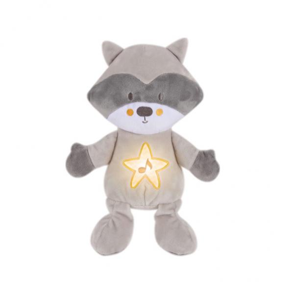 Konig Kids 63610 zenélő, világító mosómedve