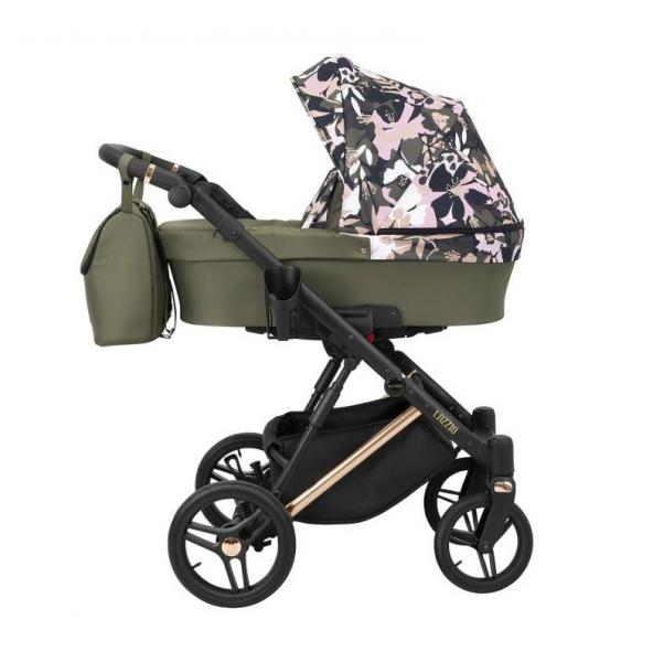 Kunert Lazzio Premium 02 3:1 babakocsi oliva-virág