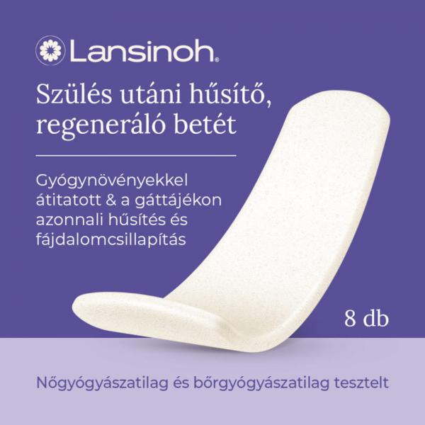 Lansinoh 671 szülés utáni hűsítő regeneráló betét 8db