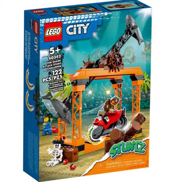 Lego 60342 City Cápatámadás kaszkadőr kihívás