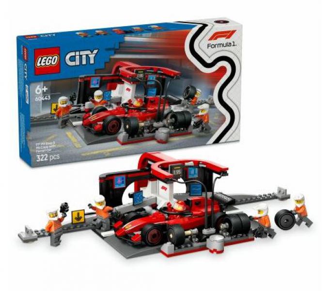 Lego 60443 F1-es box utca