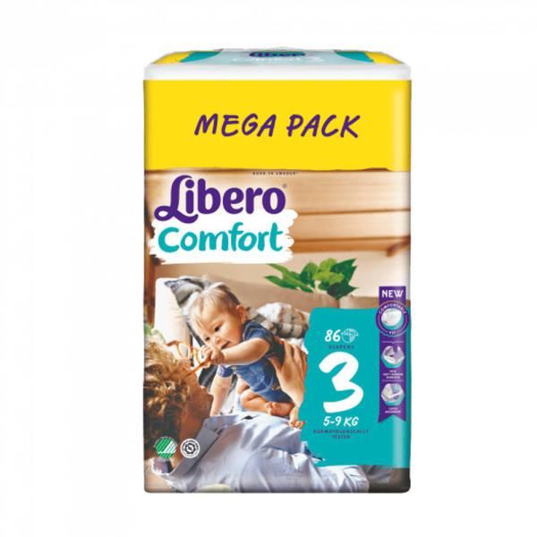Libero mega pack MIDI 86db-os 5-9kg nadrágpelenka 3-as