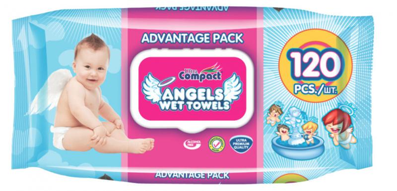 Lizi Angels 120db Ultra Compact nedves baba törlőkendő