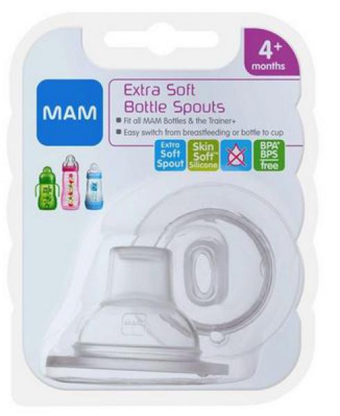 Mam 671395 ivócsőr extra puha szimetrikus,tanulópohárhoz 4+