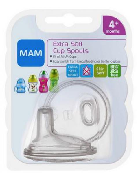 Mam 671562 ivócsőr extra puha asszimetrikus, ivópohárhoz 4+