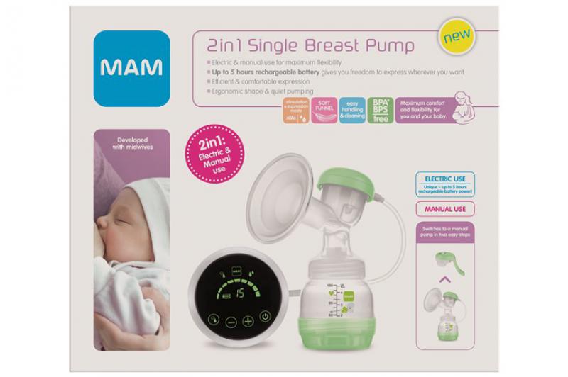 Mam 719547 2in1 mellszívó kézi és elektromos  Single Breast