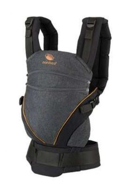 Manduca XT biopamut csatos hordozó Denimblack-Toffee