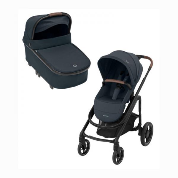 Maxi-Cosi Plaza+ Essential Graphite Oria mózeskosárral 2023