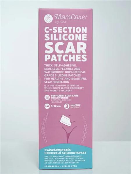 momcare császármetszés hegkezelő szilikontapasz L-XL