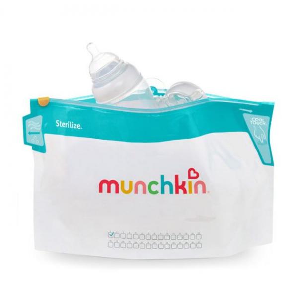 Munchkin 117418 sterilizáló zacskó 6db, mikrohullámú