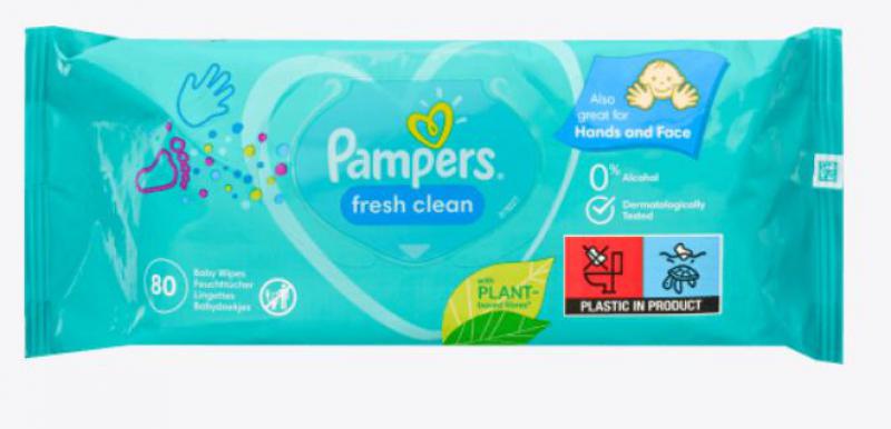 Pampers törlőkendő 80db Fresh Clean