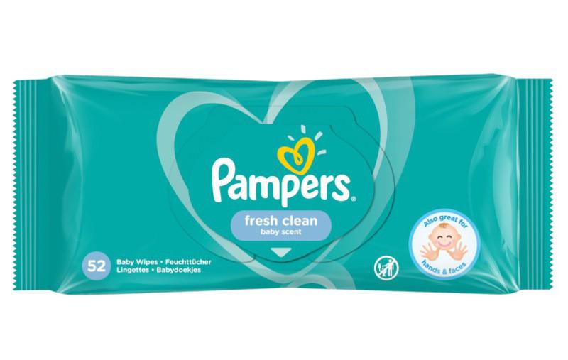 Pampers törlőkendő 52db Fresh clean