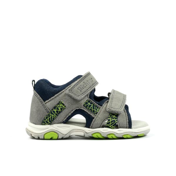 Richter 2350 3112 6111 22 szandál 2tépős light grey/atlantic