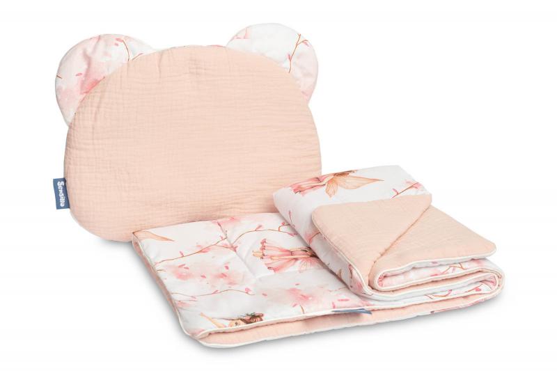Sensillo bölcsőszett 460903 tündér pink 2 részes