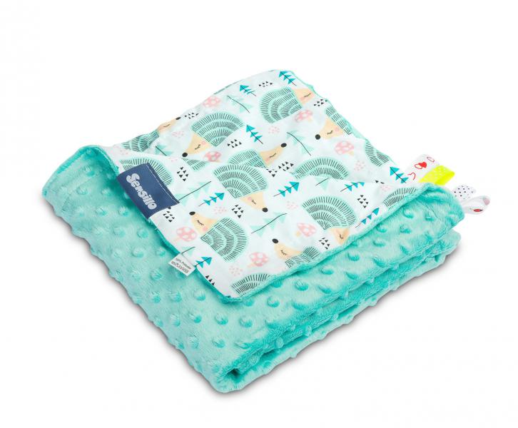 Sensillo pléd 4305 menta sünis 75x100