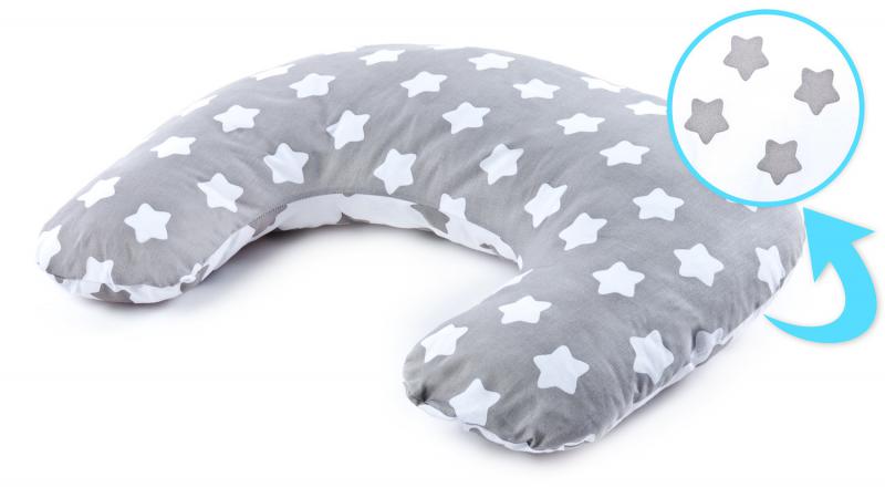 Sensillo szoptatós párna csillagos, szürke 60cm SILLO-2251