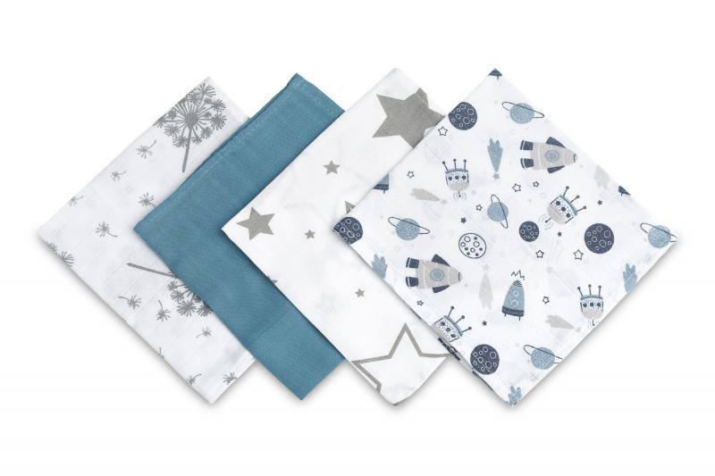 Sensillo textilpelenka 4db muslin 35x35cm 099250