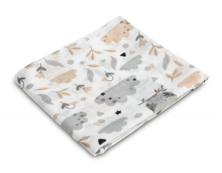 Sensillo textilpelenka bagoly 70x80 muslin 0978