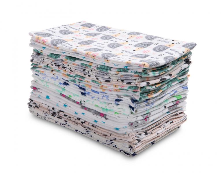 Sensillo textilpelenka SILLO-04 70x80 flanel, mintás