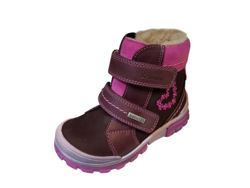 Szamos 1329 496242 30 kéttépös boka bordó-pink