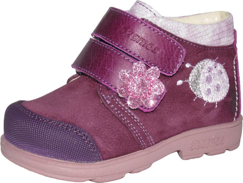 Szamos 1523-407490 20 lila-pink első lépés bokacipő