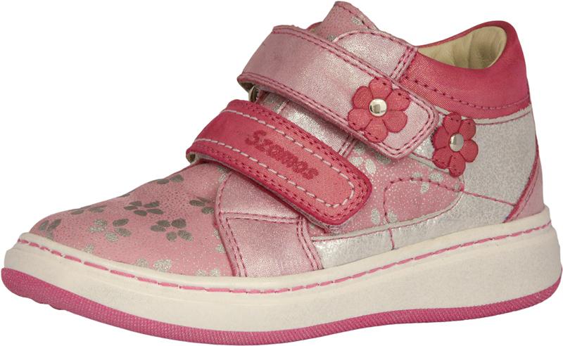 Szamos 1584-500932 28 pink-ezüst két tépős bokacipő