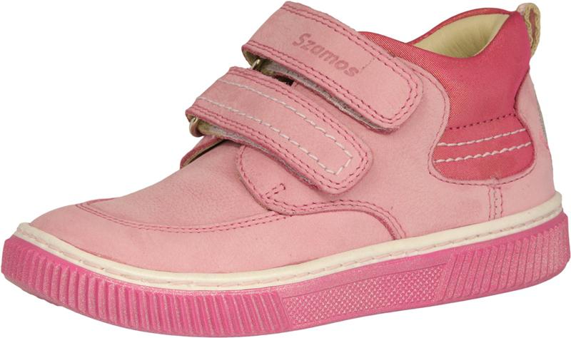 Szamos 1585-400632 30 két tépős bokacipő, pink